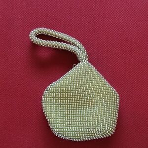 Aluminum Mesh "Bead" Wristlet Bag